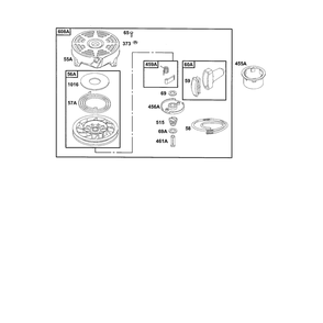 Part Location Diagram of :92987 Toro Nut-Hex.